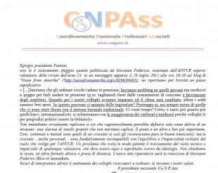 Ancora sul caso del “Gruppo di lavoro per le procedure per la abilitazione scientifica nazionale nei settori non bibliometrici”