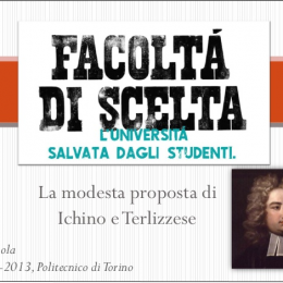 Facoltà di scelta?