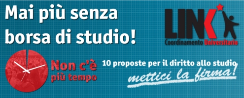 Non c’è più tempo! 10 Proposte per il Diritto allo Studio!
