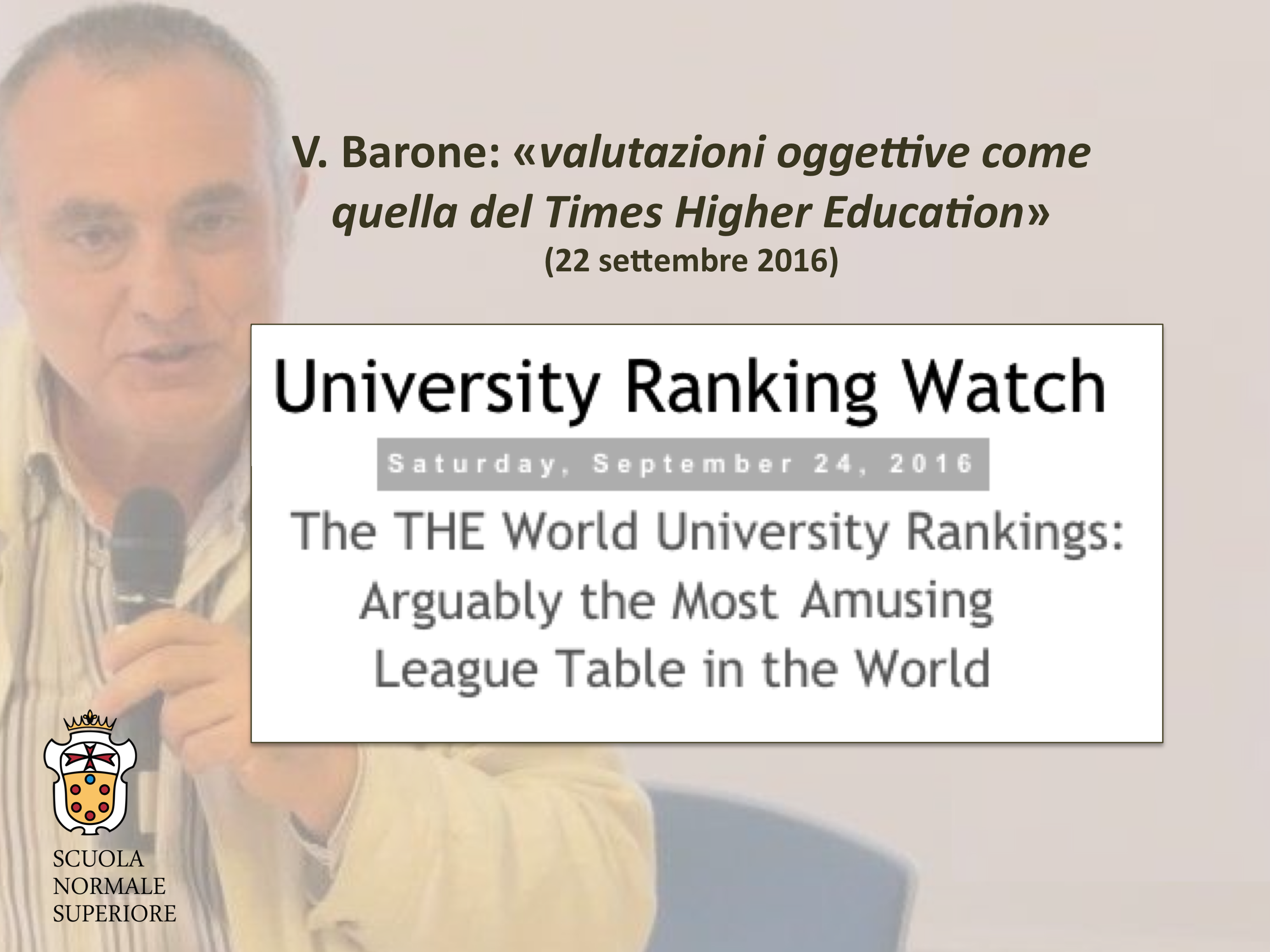 «O giustissimo giudice!» Shylock, la Normale e la più divertente classifica del mondo