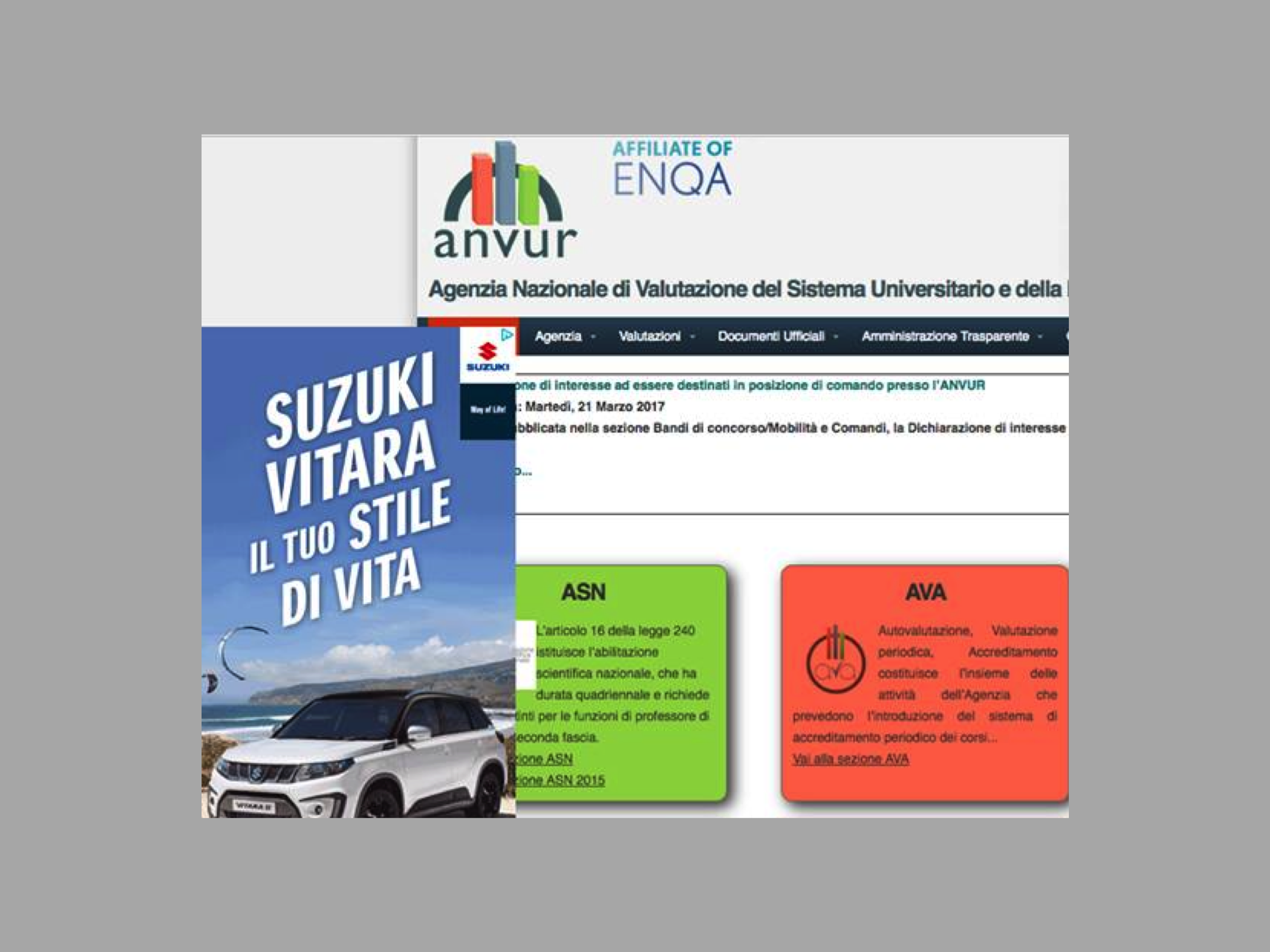 Vai sul sito ANVUR? Uno script maligno registra il tuo profilo e lo manda a Singapore