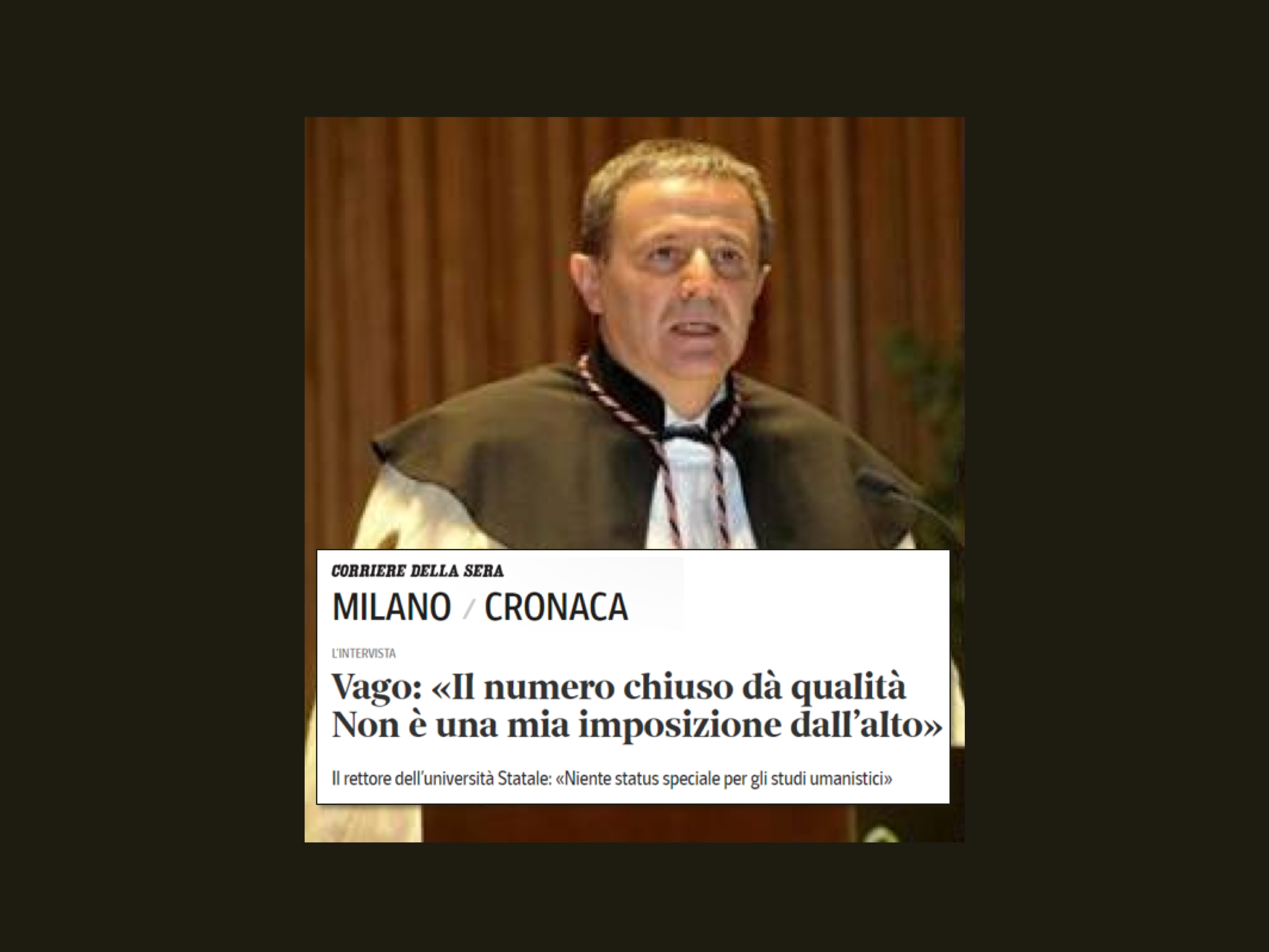 No al numero chiuso all’Università