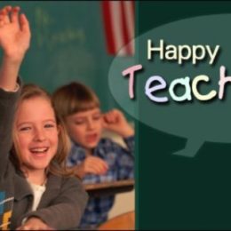 happy teacher