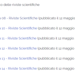riviste scientifiche maggio 2017