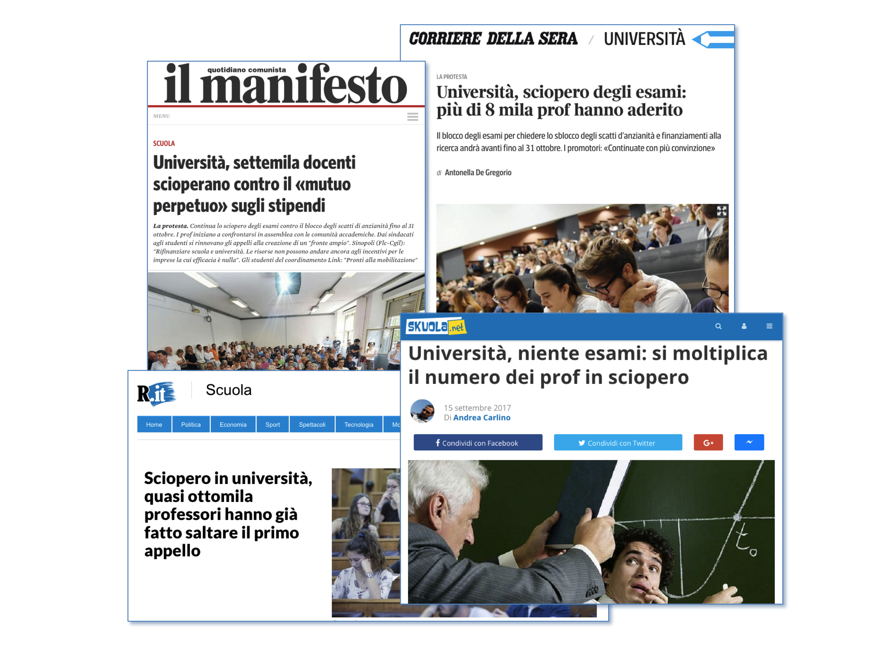 Adesioni a quota 9.000. La CRUI: urgente regolamentare gli scioperi dei professori