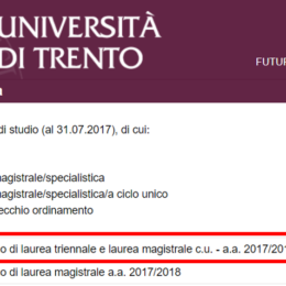 iscritti trento