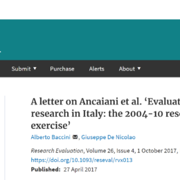 research evaluation