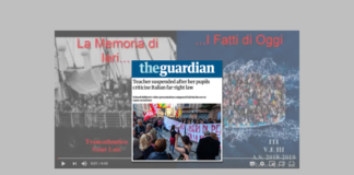 Docente sospesa per l’accostamento leggi razziali-decreto sicurezza: ecco il video