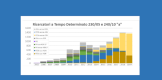 I ricercatori a tempo determinato “junior” dal 2005 ad oggi