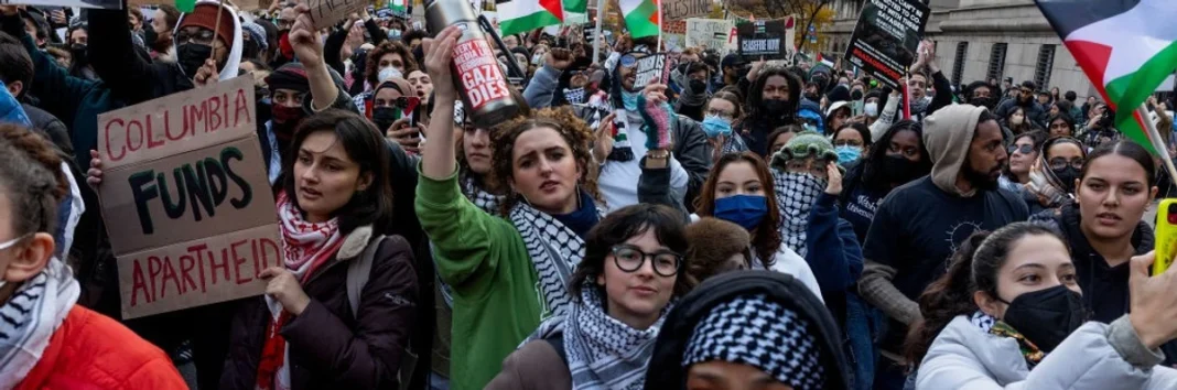 pro-palestinean-demonstration-at-columbia-university