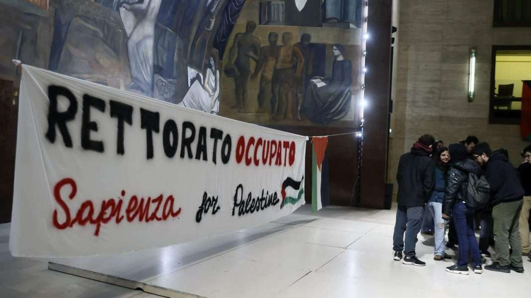 rettorato occupato
