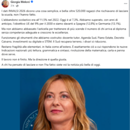 meloni INVALSI